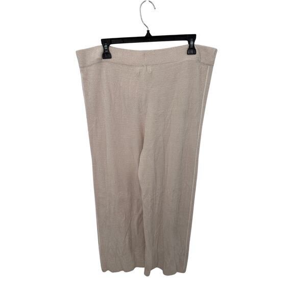 BAREFOOT DREAMS NWT CozyChic Ulra Light Side Stripe Crop Pants // XL - Picture 10 of 11